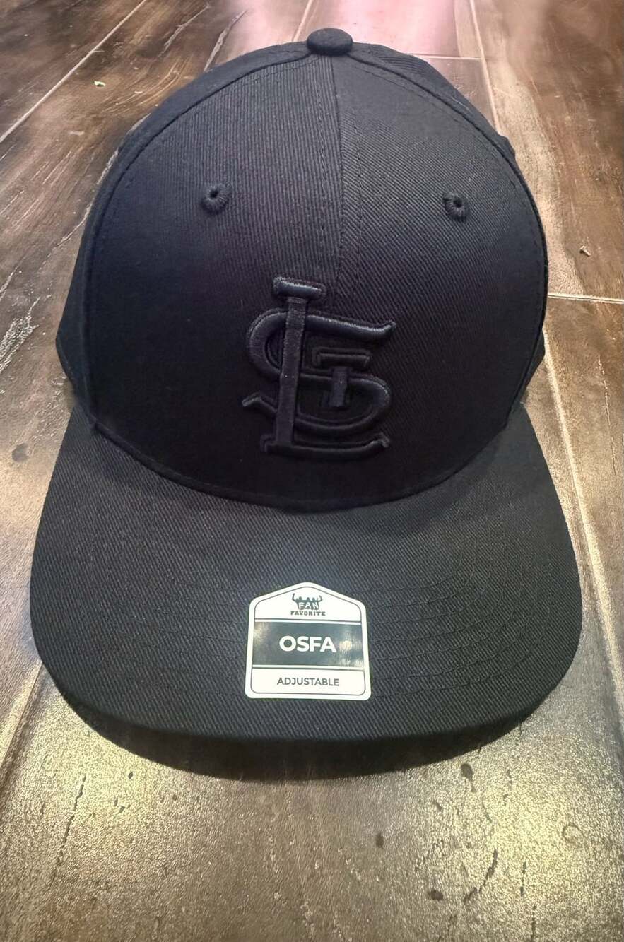 St. Louis Cardinals Snapback Hat OSFA Black MLB Baseball Cap